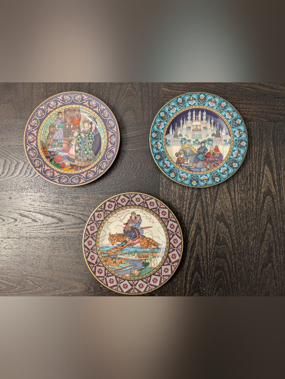 Set of 3 - Villeroy and Boch Plates - The Russian Fairy Tales - The Firebird